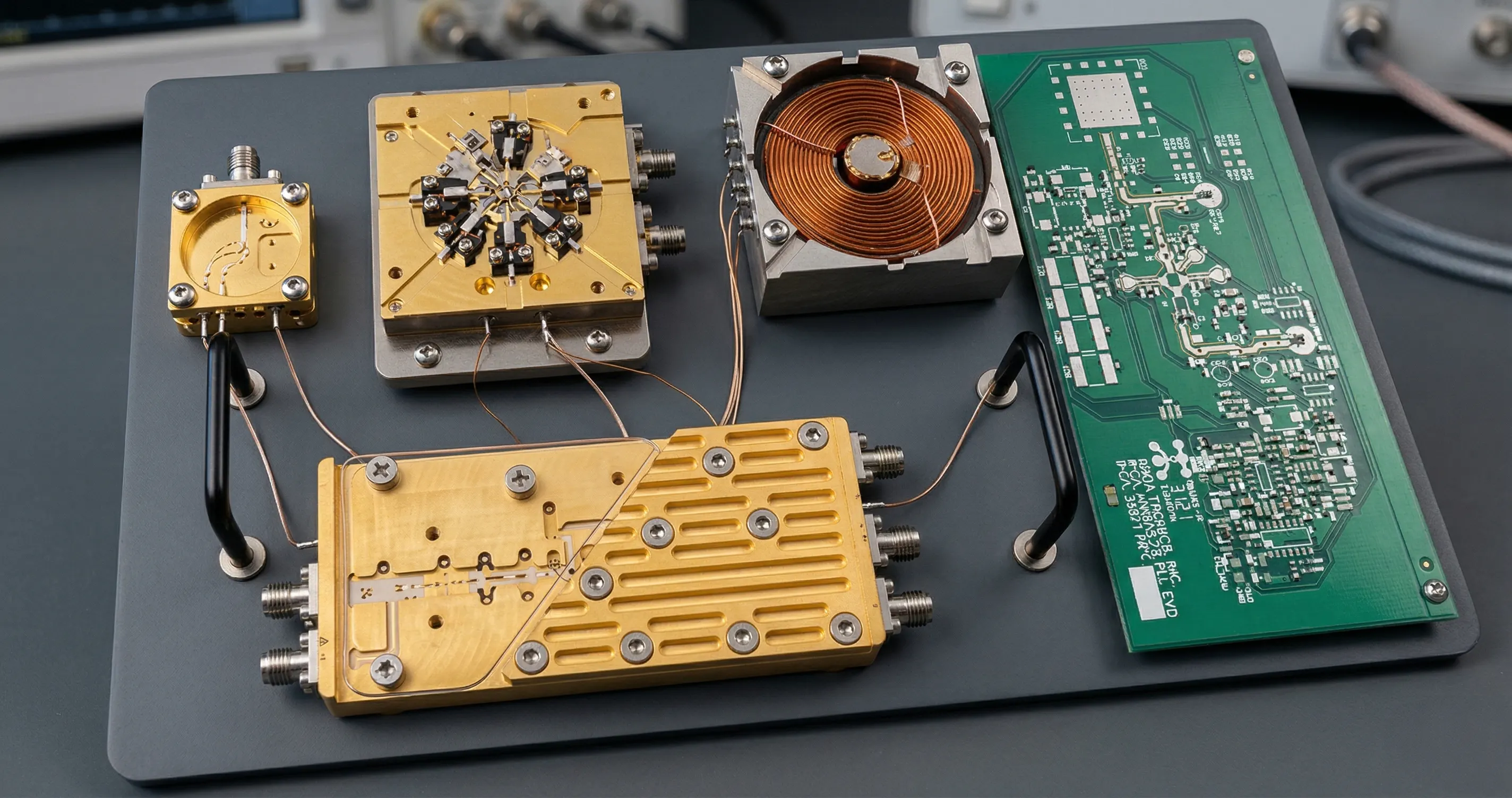Custom integrated microwave system assembly